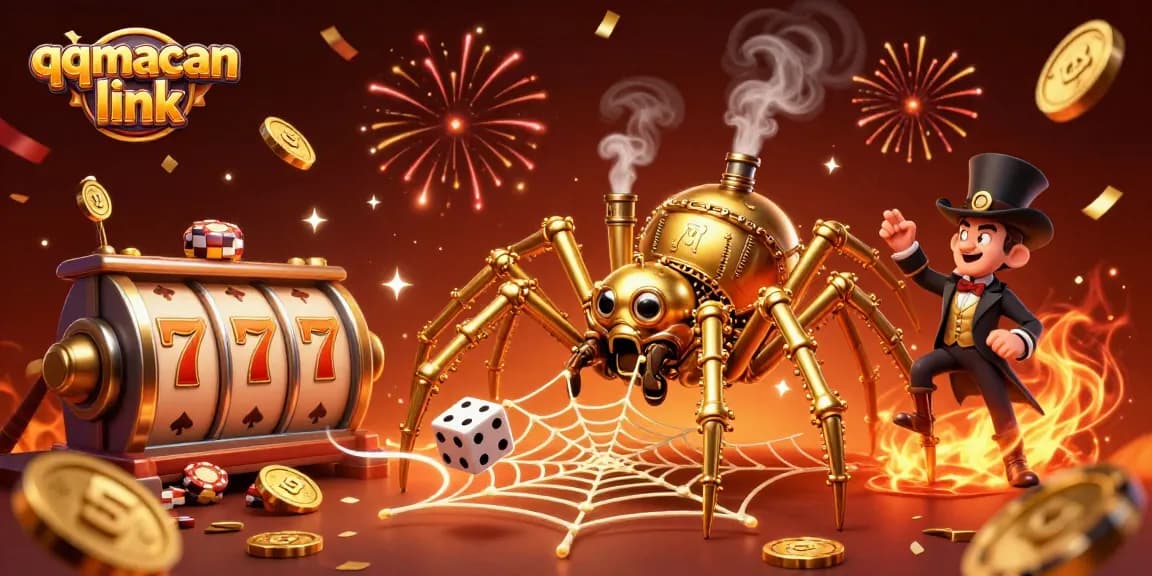 Catch thrilling wins at qqmacan link with a vibrant illustration filled with excitement!