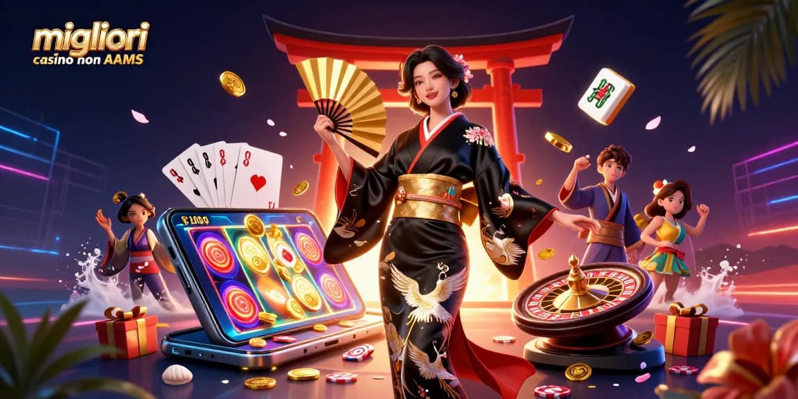 Scopri l'emozione dei migliori casino non AAMS con vivaci visivi di giochi di slot e personaggi ricchi.