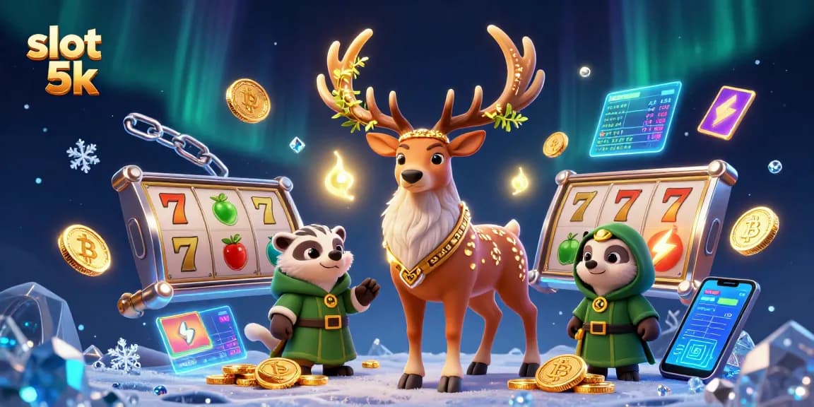 Experience excitement in slot 5k with vibrant characters, rich symbols, and glowing coins