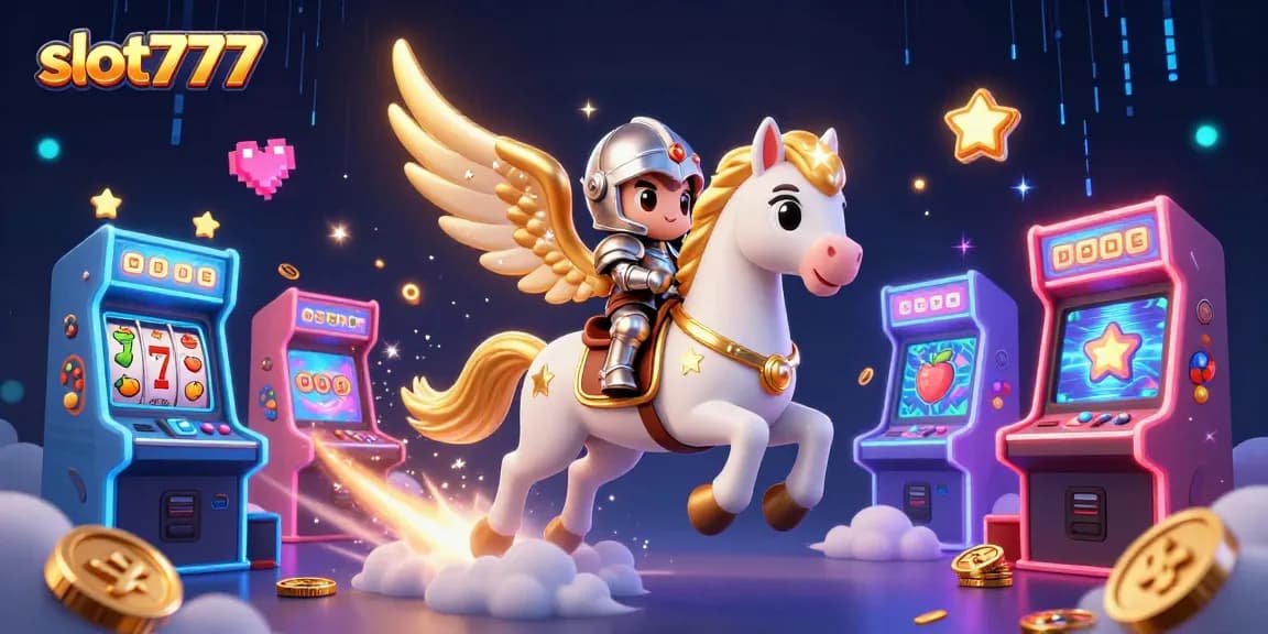 Experience thrilling gameplay with slot777 in this vibrant casino-themed illustration.