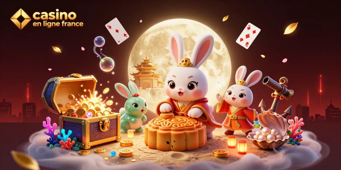 Casino en ligne France : Illustrer des gains incroyables avec des éléments de jeux variés dans un décor lunaire
