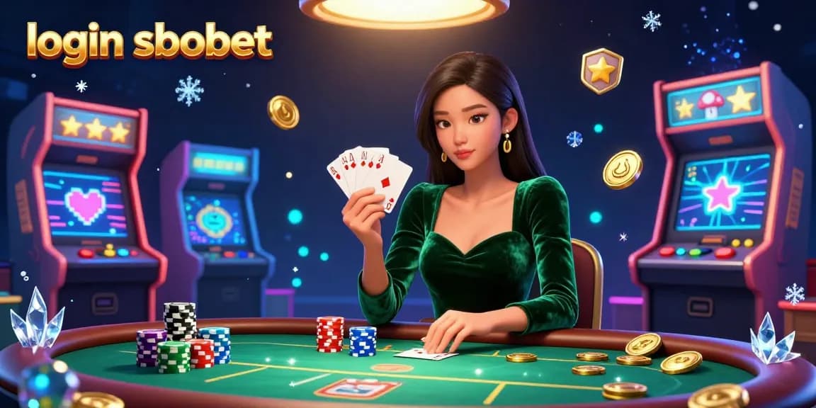 Engage with the ultimate login sbobet experience through a captivating casino scene.