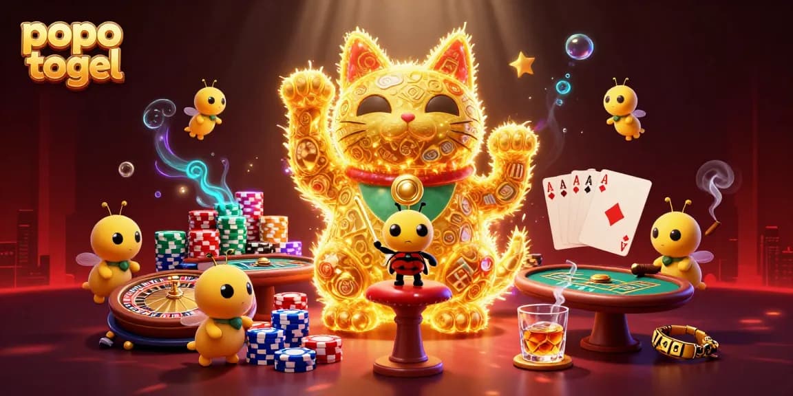 Experience thrilling popo togel action with neon-lit visuals and dynamic casino gameplay elements.