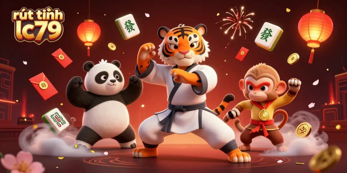Thực hiện rút tiền lc79 một cách dễ dàng với hình ảnh sinh động về các nhân vật vui nhộn trong sòng bài.