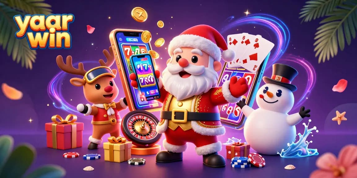 Spin the slots and win big with yaar win's festive casino adventure featuring Santa!