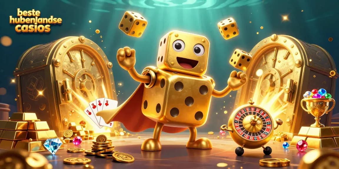 Experience the thrill at beste buitenlandse casinos with a golden dice golem and treasures galore.