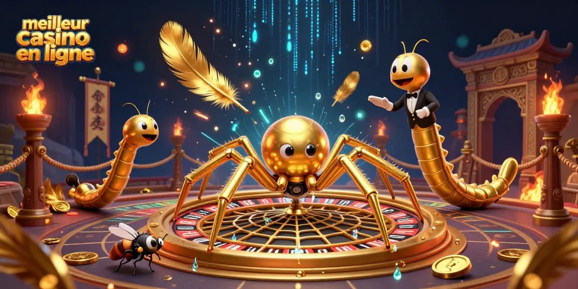 Découvrez le meilleur casino en ligne en jouant avec un croupier centipède dans une ambiance animée.