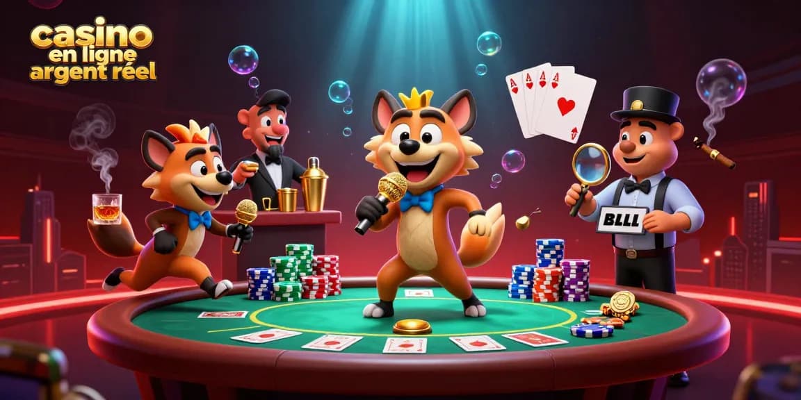 Découvrez le comique du casino en ligne argent réel avec des hyènes à l'humour irrésistible.