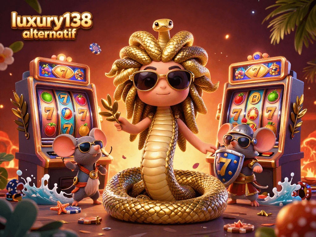 Memainkan slot dengan gaya mewah di luxury138 alternatif bersama Medusa dan mouse pejuang yang berani.