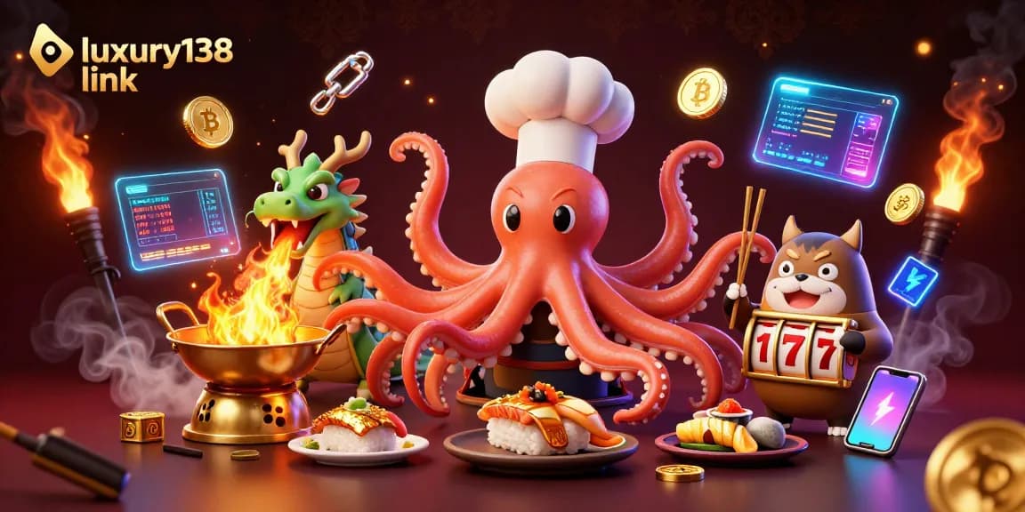 Engage with luxury138 link on a vibrant casino scene featuring mesmerizing characters and rich gaming elements.