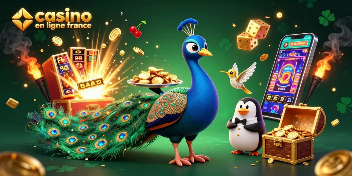 Vivez une expérience de jeu palpitante dans une atmosphère vibrante de casino en ligne France avec des personnages et éléments colorés.