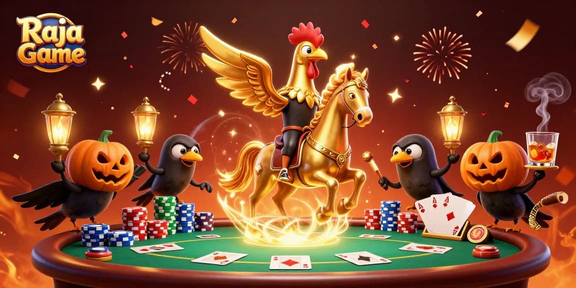 Experience the thrill of Raja Game with dynamic casino action featuring vibrant characters and rich game elements.