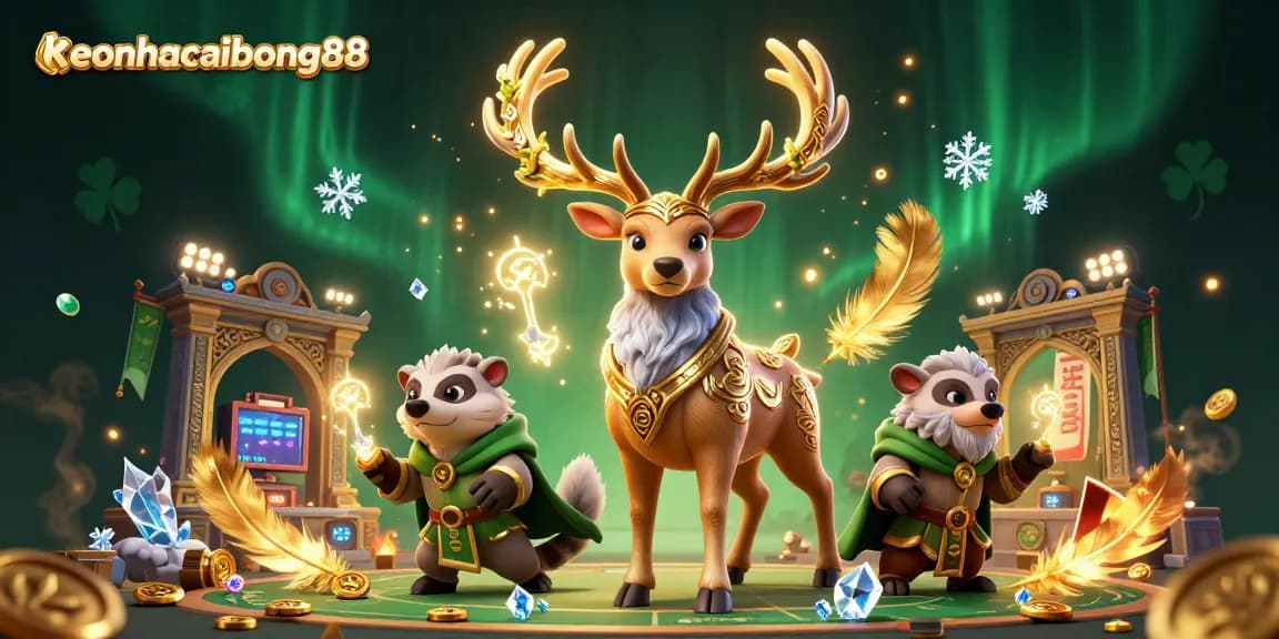 Experience thrilling sports betting action with keonhacaibong88 in a vibrant casino scene.