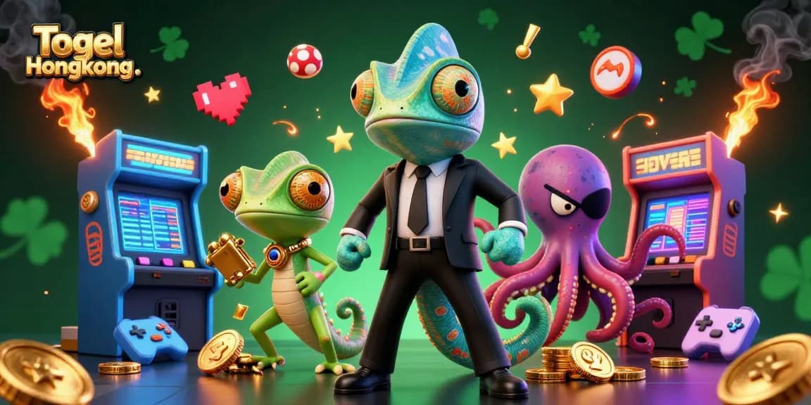 Win big with Togel Hongkong insights through a captivating 3D casino illustration!