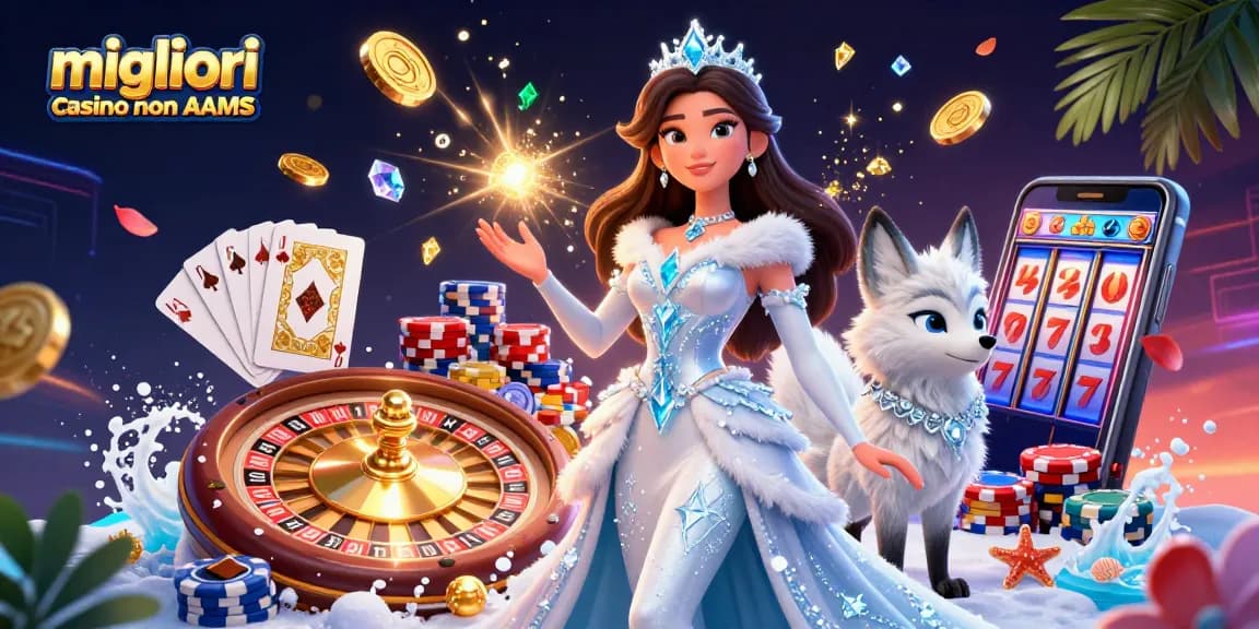 Vinci alla grande con i migliori casino non AAMS che mostrano design straordinari ed elementi di gioco vivaci.