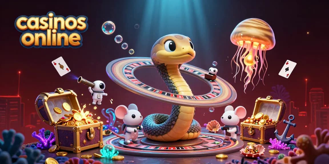 Jugadores en casinos online apuestan con aventuras únicas en una escena cósmica interactiva.
