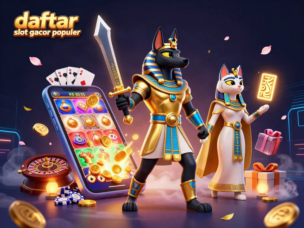 Memenangkan peluang besar di daftar slot gacor populer dengan karakter Anubis dan Bastet.