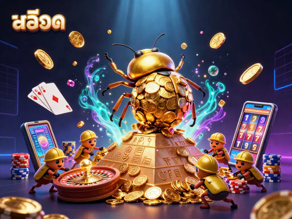 เล่นเกมสล็อต สล็อต ด้วยลูกปัดทองคำในบรรยากาศคาสิโนที่เต็มไปด้วยความตื่นเต้น