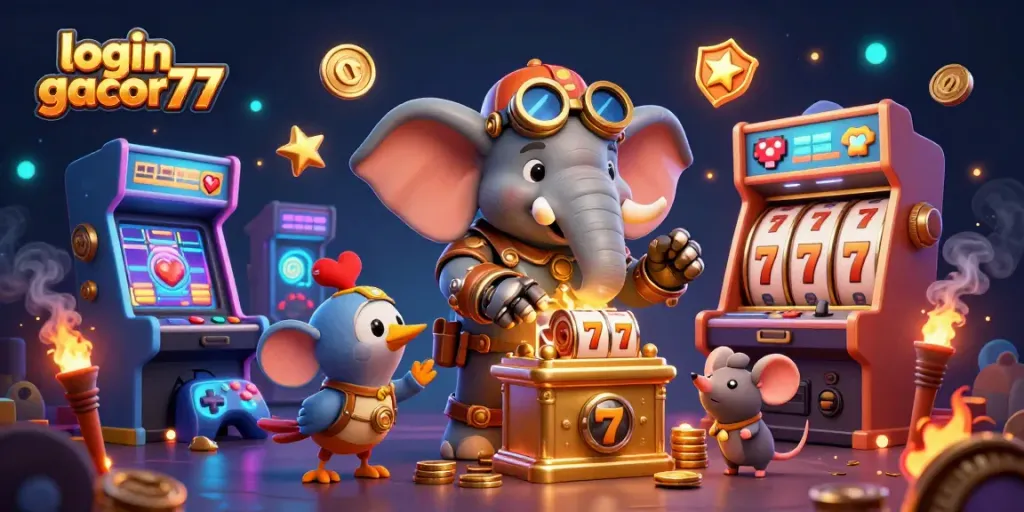 Memperoleh kemenangan dengan login gacor77 untuk mesin slot di kasino online.