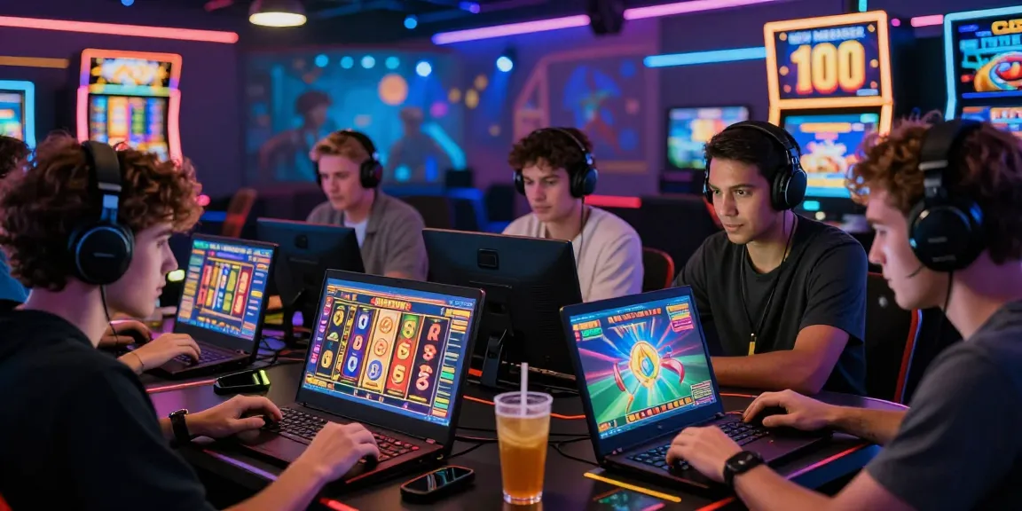 Exciting online gaming moment showcasing players using the slot bonus new member 100 in a vibrant digital casino environment.