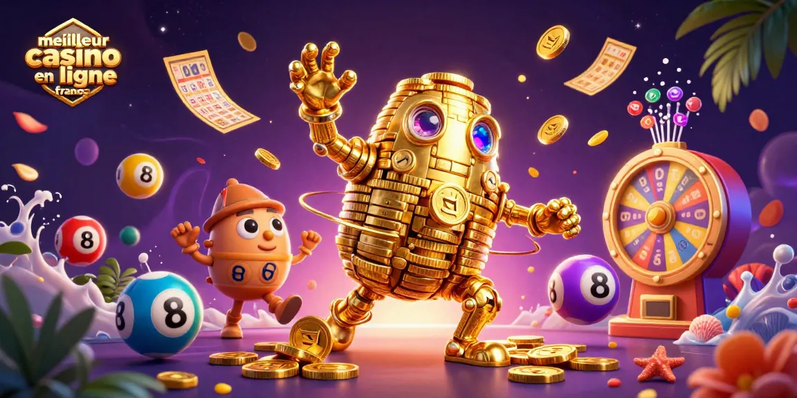 Venez découvrir le meilleur casino en ligne France avec des symboles de machines à sous et des caractères fantastiques.