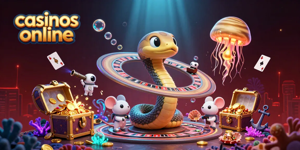 Jugadores en casinos online apuestan con aventuras únicas en una escena cósmica interactiva.