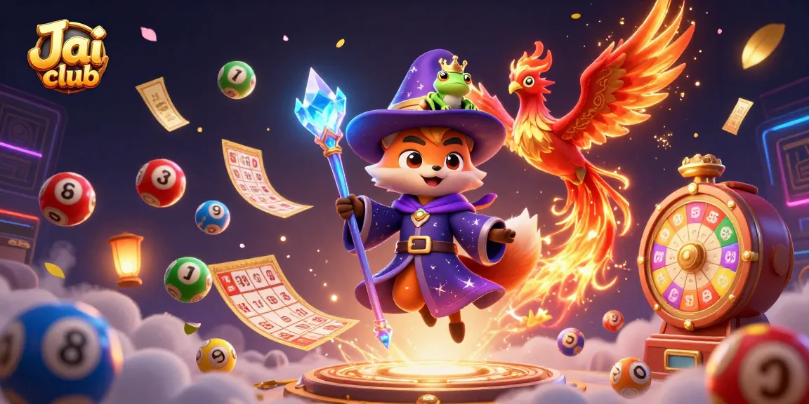 Engage with Jai club's thrilling games through dynamic lottery elements in an enchanting scene