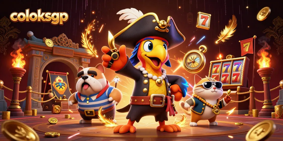 Engage with coloksgp's thrilling pirate-themed slot adventure featuring charismatic characters and dynamic casino elements.