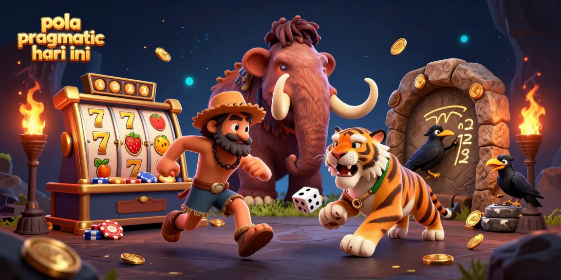 Engage with pola pragmatic hari ini in this dynamic 3D casino scene featuring fun slot gaming action.