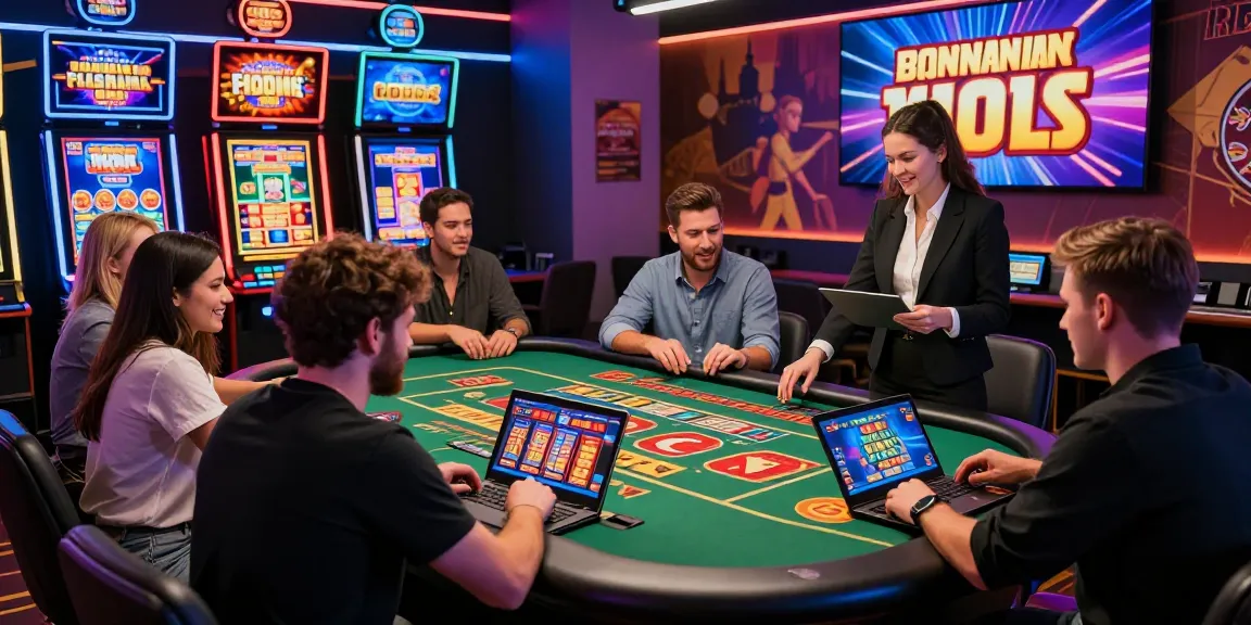 Exciting online casinos Australia scene showing players enjoying games with vibrant graphics and engaging experiences.